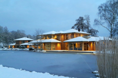 Musterhaus im Winter
