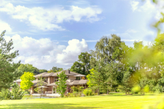 Musterhaus im Sommer